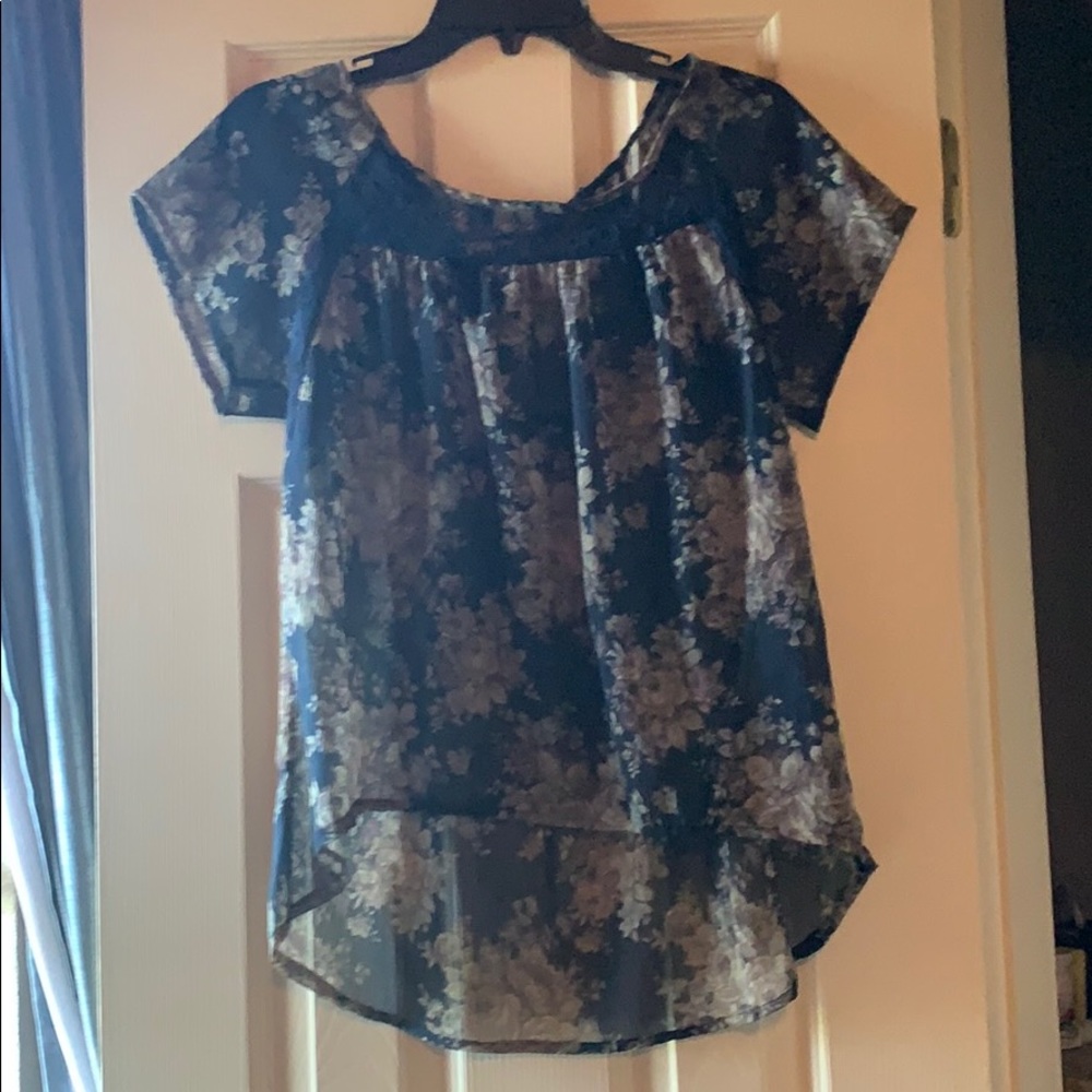 Sheer blouse